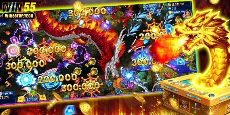 Khám phá bắn cá Ngũ Long WIN55